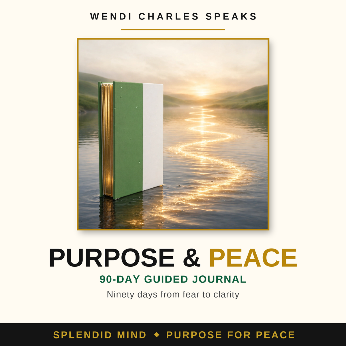 Purpose and Peace 90-Day Journal cover